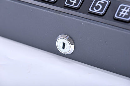 K2 Biometric Fingerprint Gun Safe Quick Access | Portable Car Lock Box Solid Steel Security | For Handguns