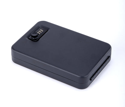 M1 Portable Mechanical Combination Lock Box | Car & Travel Security Safe | Compact Steel Case for Cash & Jewelry