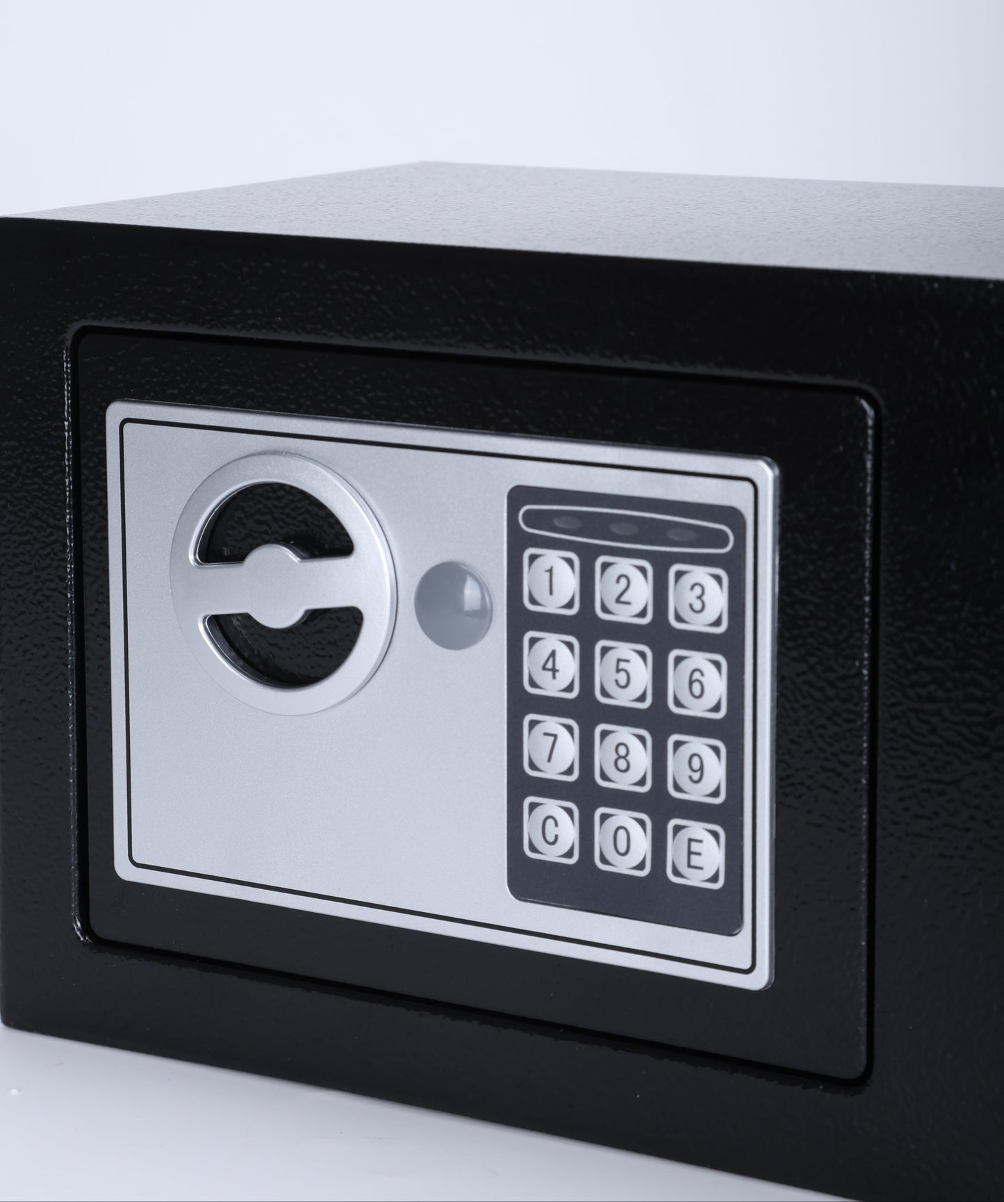 17E Mini Steel Piggy Bank Safe | Compact Coin Slot Security Box | Portable Digital Savings Vault for Kids & Home