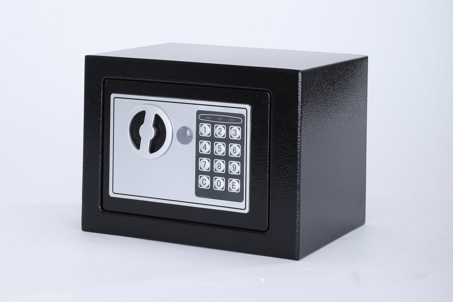 17E Mini Steel Piggy Bank Safe | Compact Coin Slot Security Box | Portable Digital Savings Vault for Kids & Home